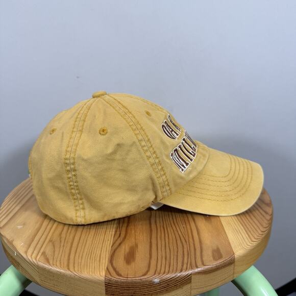 Vintage Utility Workwear Mill Works Sun Wash Baseball Logo Hat - Yellow - Picture 5 of 8